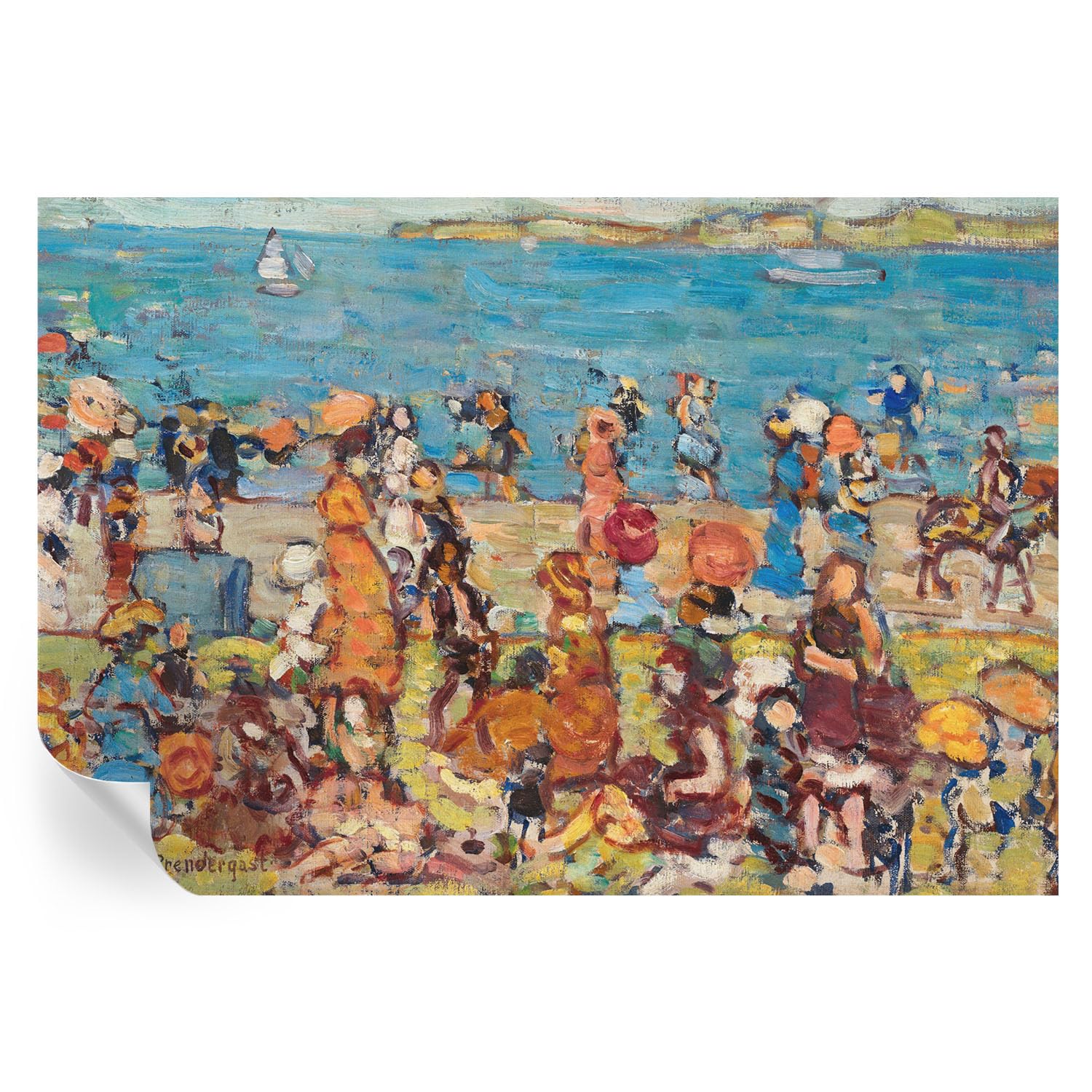 Vinilos decorativos de playa autoadhesivos y fáciles de colocar 152x104 cm