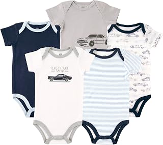 Hudson Baby Unisex Bodysuits Classic