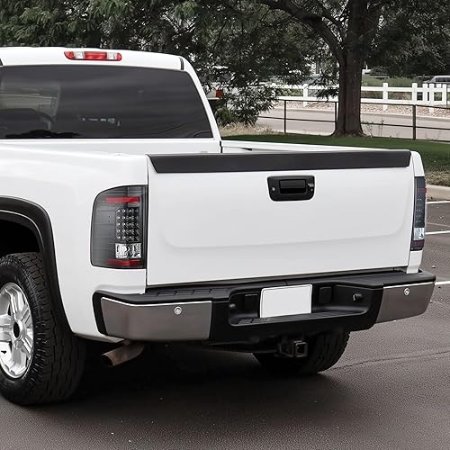 Miniatura 8 de DNA MOTORING TL-CSIL07-LED-BK-CL - Conjunto de luces traseras LED para lado del conductor y del pasajero compatible con Chevy Silverado 1500 2500 HD