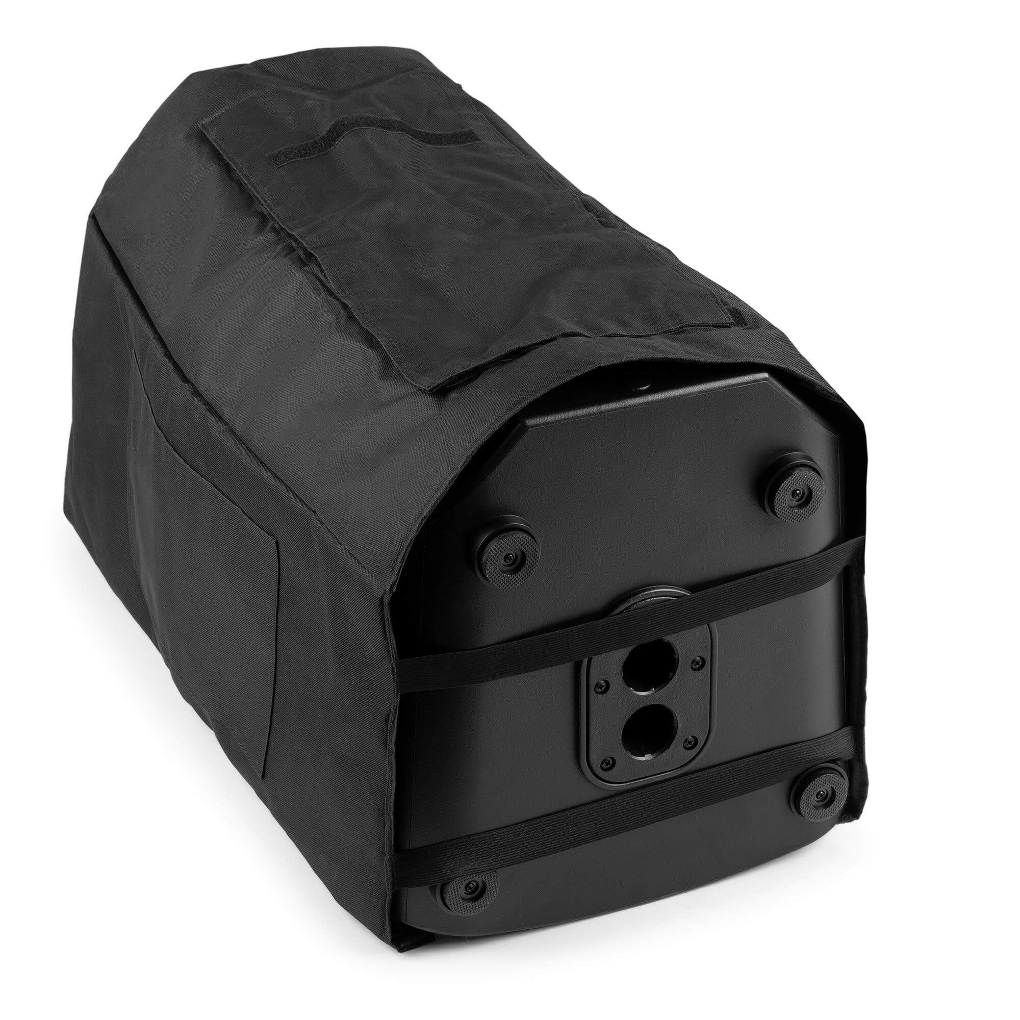 Vonyx SCVD15 Estuche Protector para Altavoz VD715, Nailon Impermeable con Solapas de Acceso y Espacio para Accesorios – Funda Resistente para Exteriores y Transporte Seguro