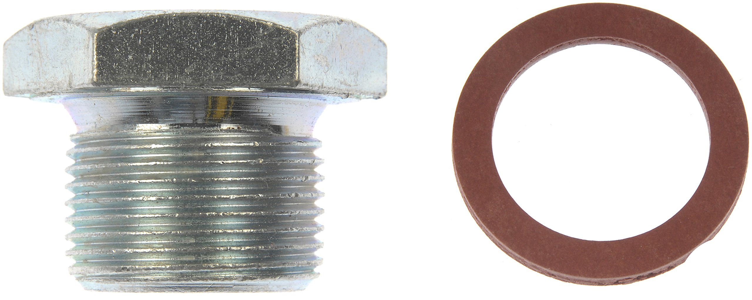 Dorman 65231 Oil Drain Plug Standard 7/8 In.-18, Head Size 1-1/8 In. Compatible with Select Jeep Models - Dorman Engine Oil Drain Plug 65231 - OIL DRAIN PLUG - Oil Drain Plug Standard 7/8 In.-18, Head Size 1-1/8 In. - Oil Pan Drain Plug - This replacement engine oil drain plug is a direct replacement for a damaged or worn original equipment drain plug, precisely matching the thread pitch to ensure a quality seal. - Jeep 1971-62 - Oil Drain Plug Standard 7/8 In.-18, Head Size 1-1/8 In.