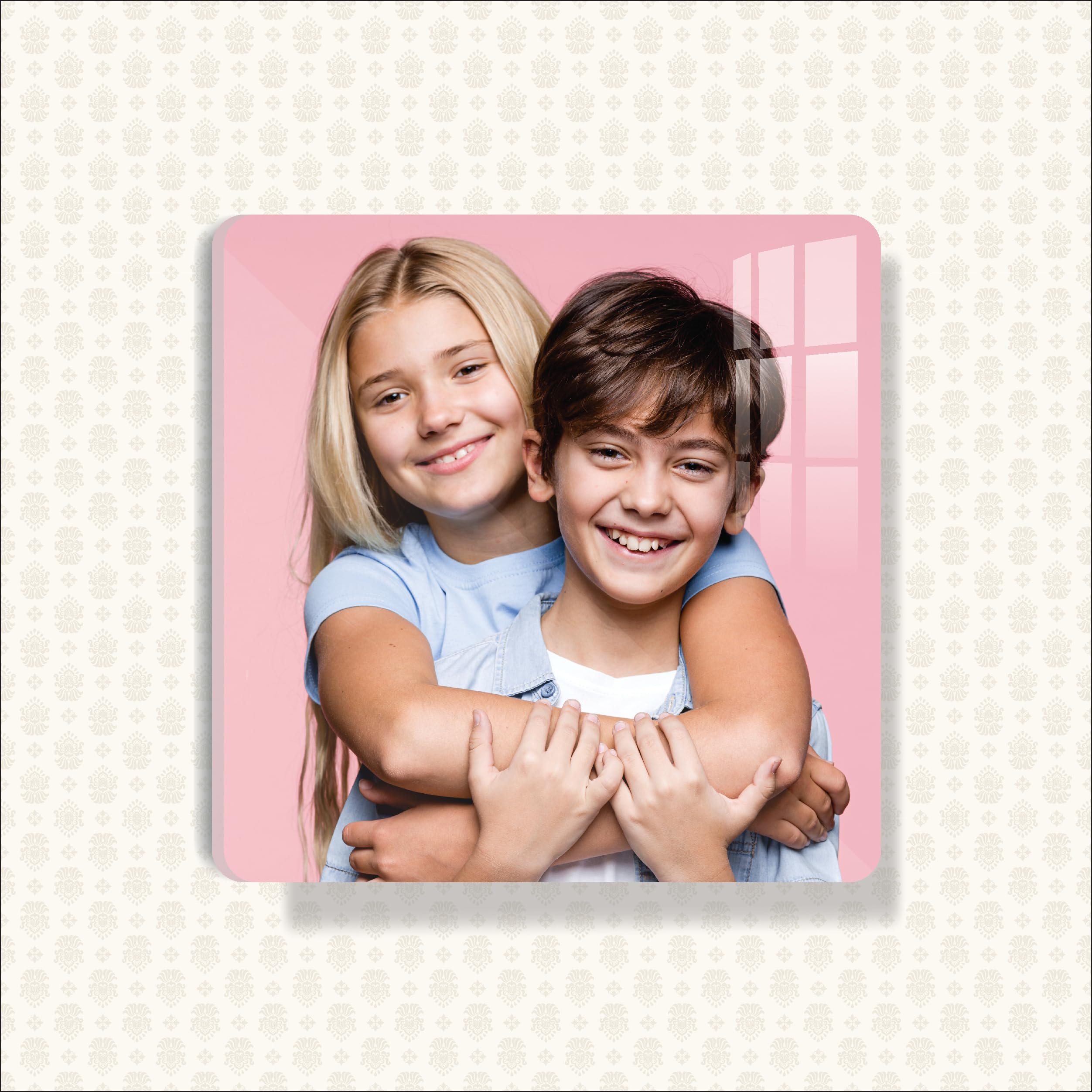 Giftplease Customized Acrylic Photo Wood Frame,Personalized Clear Wall Mount Frameless Rectangular Poster Frame For Anniversary,Birthday,Special Moment(Size: 16X16 Inch) (B0DGTG5SX9) Amazon Price History, Amazon Price Tracker