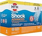 HTH 52036R Pool Care Shock Advanced, Swimming Pool Chemical - Cal Hypo Formula, Prevents Bacteria & Algae, Restores Crystal Clear Water - Shock Treatment, (6 Pack)