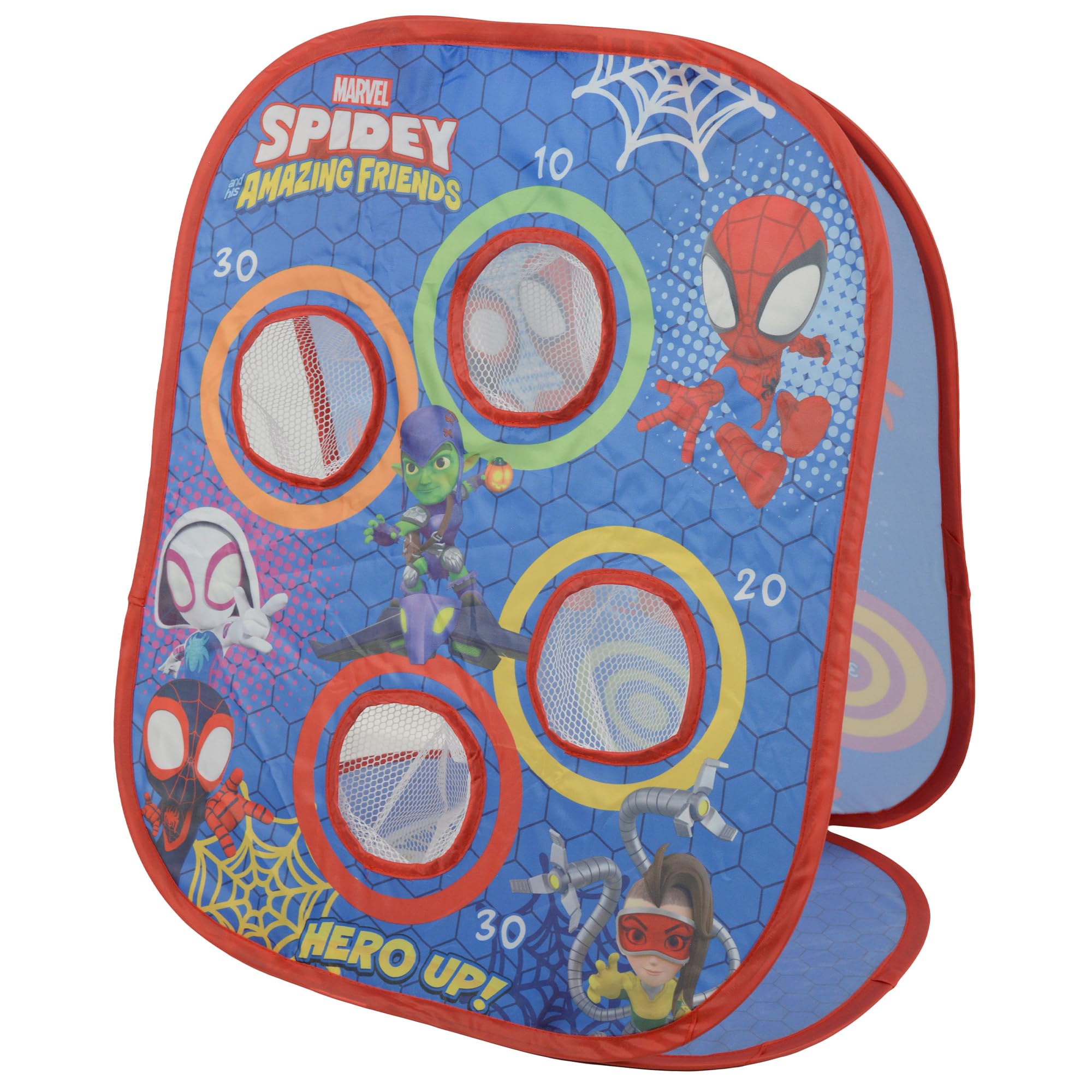 Spidey & His Amazing Friends Bean Bag Toss & Target Shot Game - Blue - Polyester - Outdoor Play