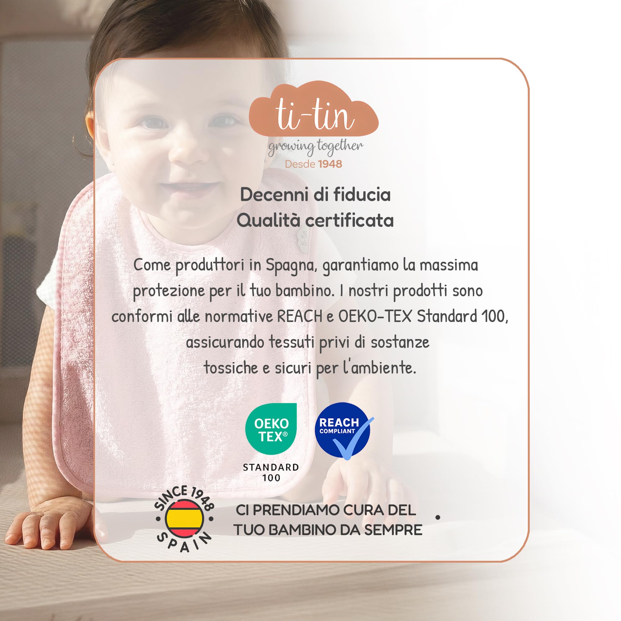 Bavaglini Impermeabili con Elastico per Asilo 5 Pezzi Spugna di Cotone Ultra Assorbente OEKO-TEX 6-12 Mesi