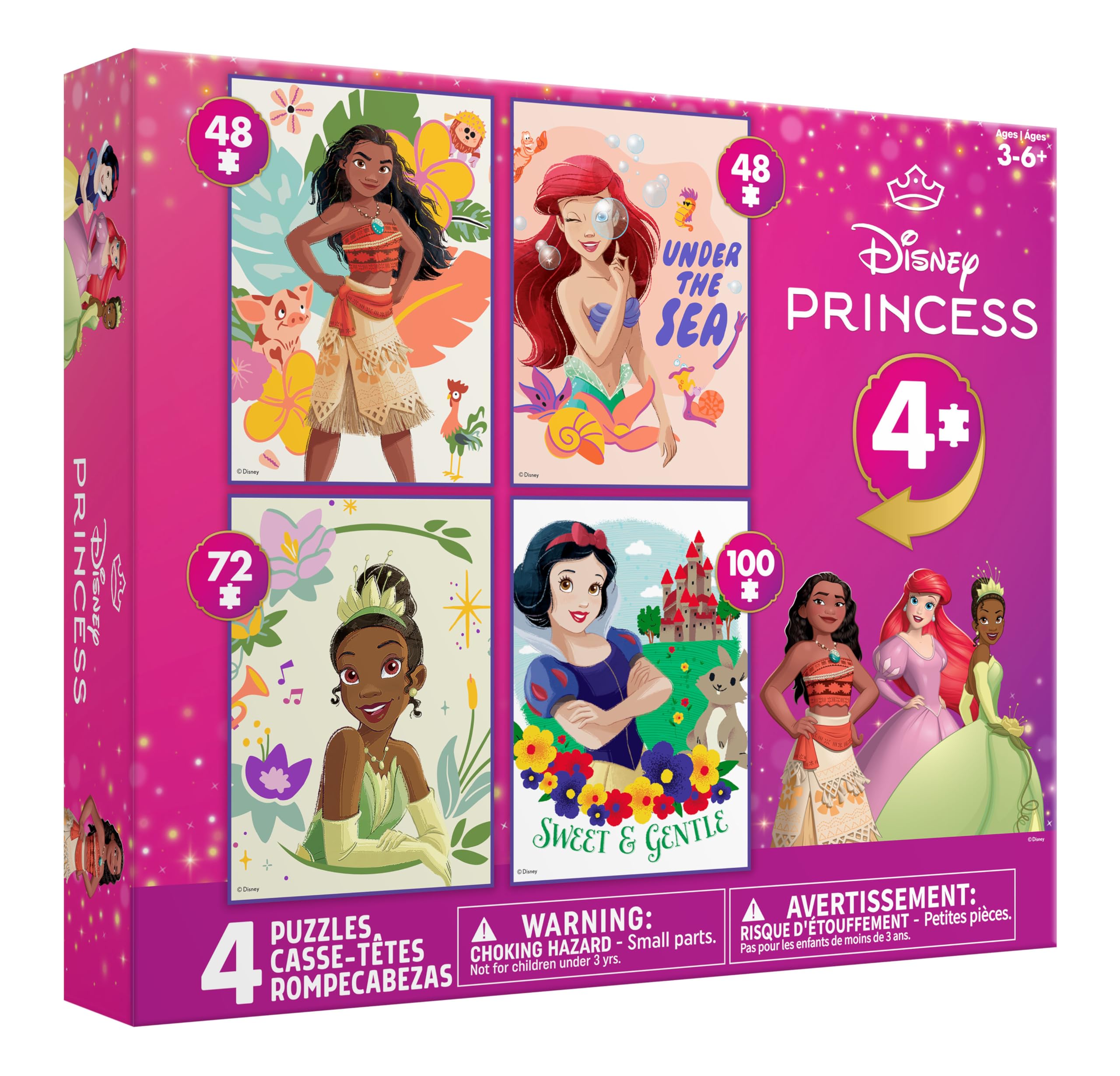 Amazon.com: Ceaco - 4 X 1 Kids Multipack - Disney - Princess