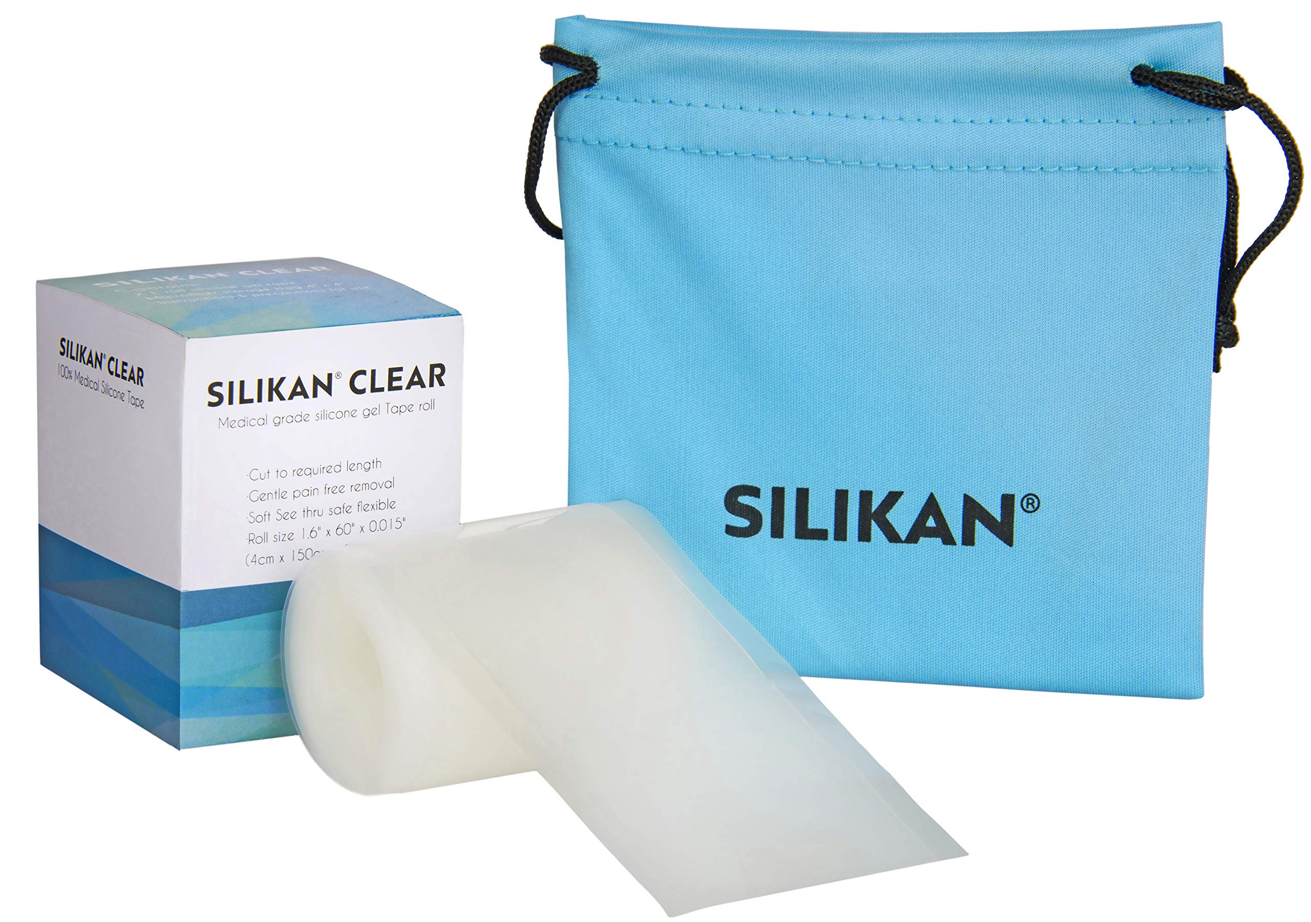Silikan Clear Gel Silicone Scar TapeInvisible Medical Grade Silicon