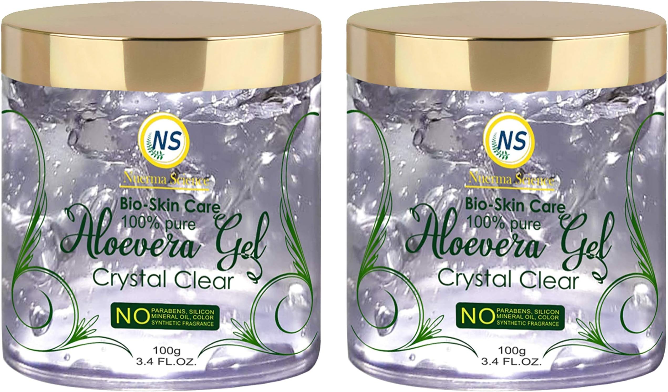 Bio Skin Care Pure Aloe vera Gel For Skin & Hair (100 g) (Pack of 2)