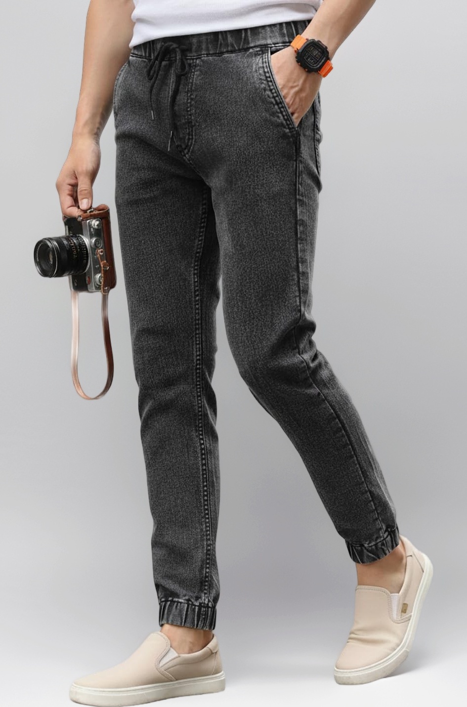 Men's Slim Fit Mid Rise Jeans