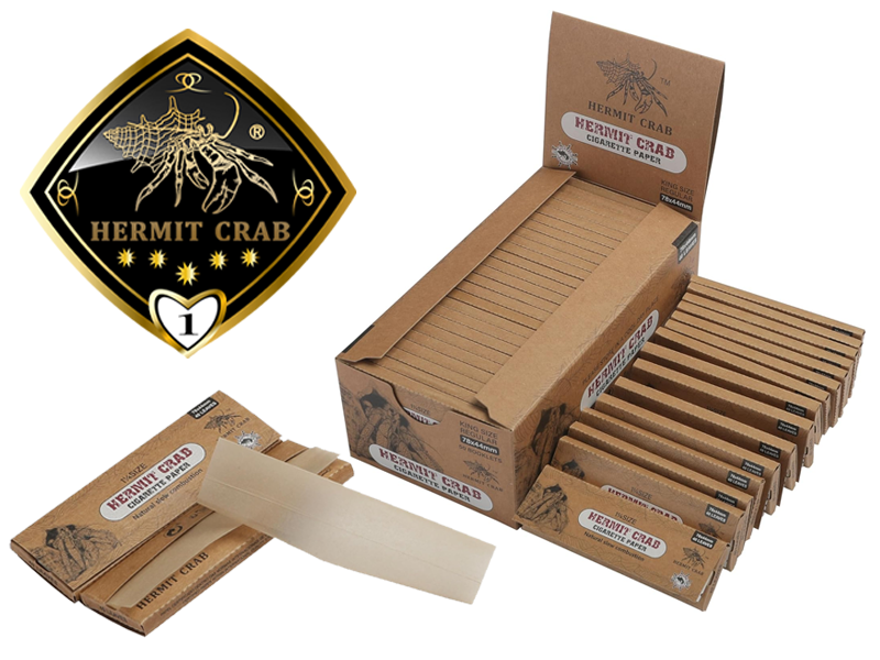 hermit crab cigarette paper Amazon.com: HERMIT CRAB White Wood King Size Paper 50 Packs : Health &  Household