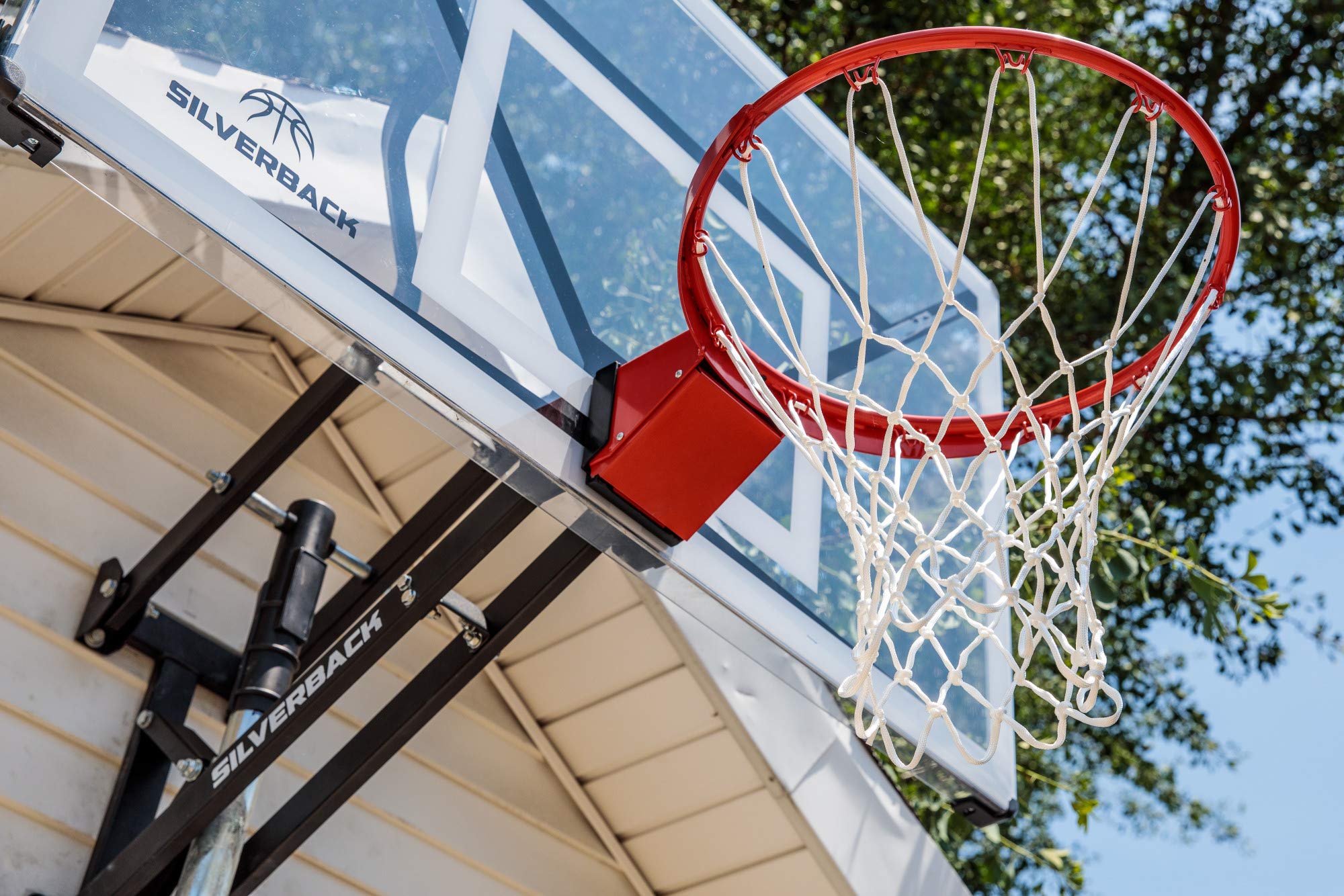 Buy Silverback Deluxe Breakaway Rim with Nylon Net Compatible NXT and Goaliath GoTek InGround