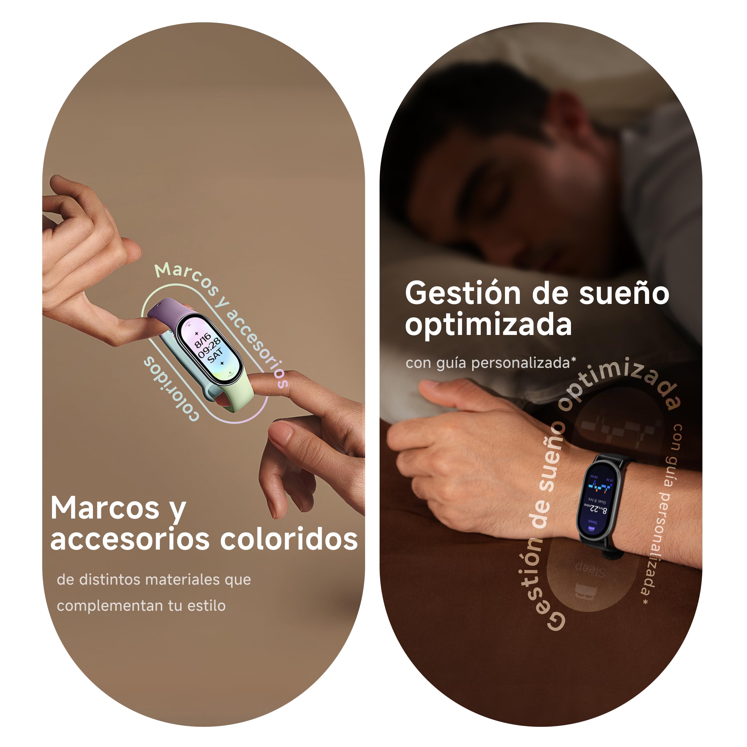 Xiaomi Mi Smart Band 10 (2025) Global Version - 1.72" AMOLED Display | 21 Days Battery Life | Touchscreen, Multi-Sport Tracker, Activity Tracker, Heart Rate Monitor | BT5.4 - (Mystic Rose)