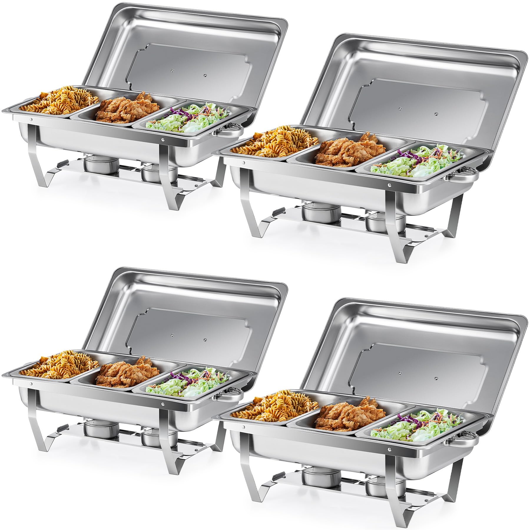 Chafing dish buffet 3 bacs : finis les plats froids durant vos dîners