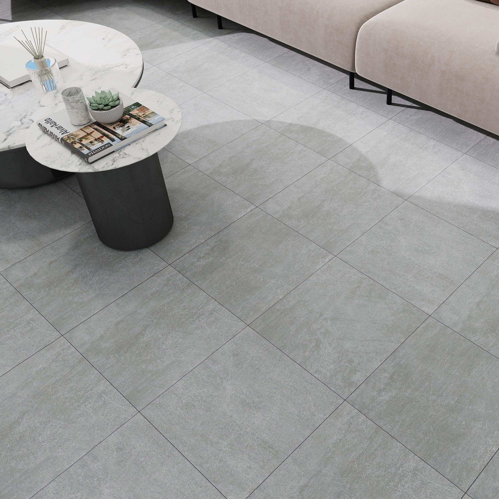 大理石 フロアタイル 高品質 Amazon | フロアタイル 大理石 【20枚入1.2畳】クッション フロア