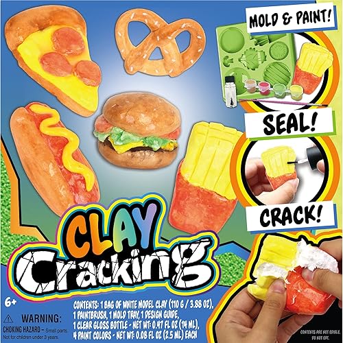 Tara Toy Sorpresa de bocadillo agrietado de arcilla, multicolor