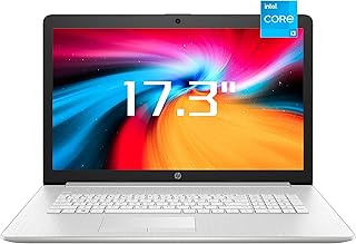 Laptop para jogos HP 17.3 Laptop, Intel Core i3-1115G4, Webcam, Long Battery Life, Intel UHD Graphics, HP Fast Charge, Windows 11, 16GB RAM, 1TB PCIe SSD