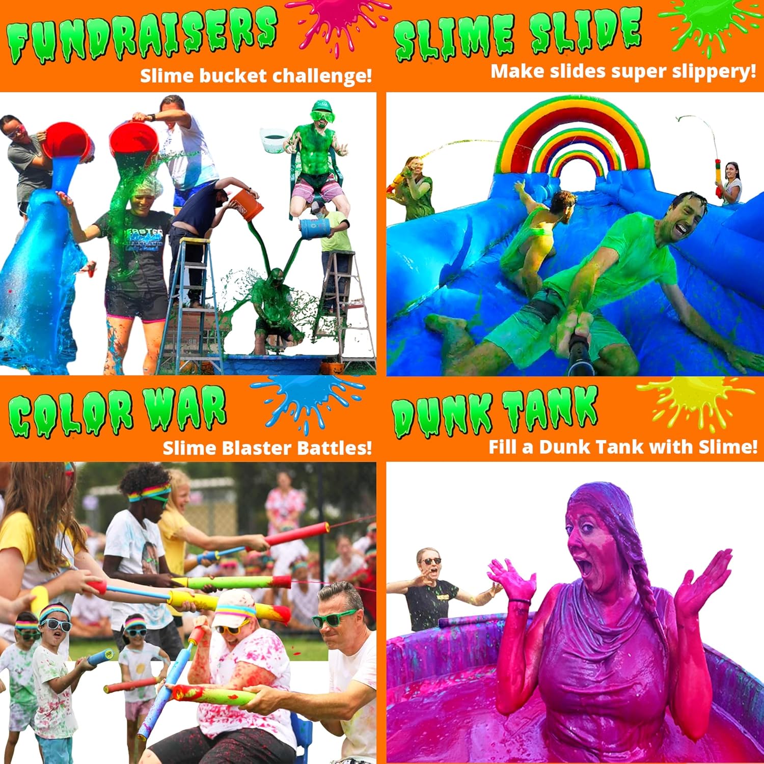 Ultimate Gender Reveal Slime-tacular Bundle! 25 Gallons of Pink & 25 Gallons of Blue Slime