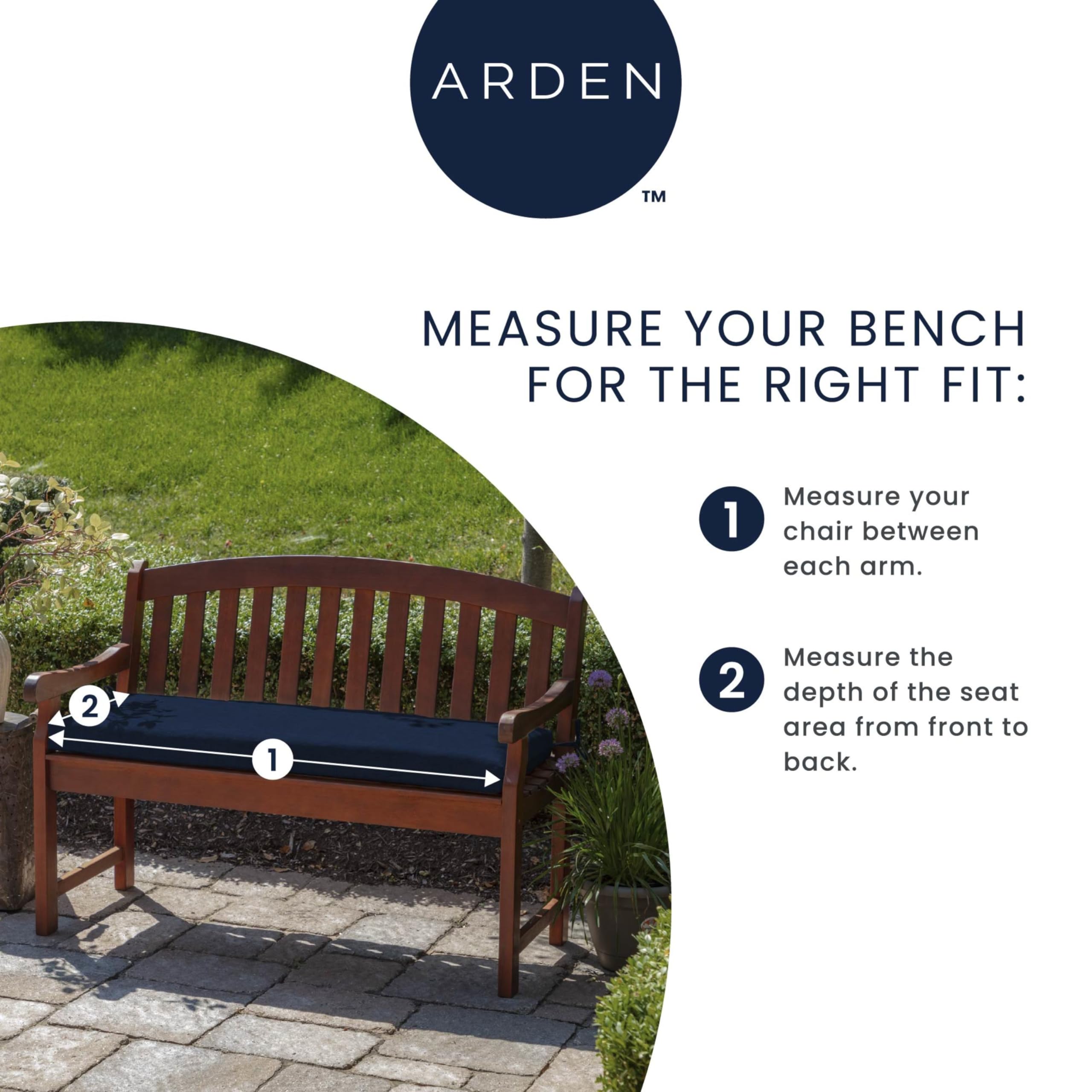Amazon.com : Arden Selections Outdoor Plush Modern Tufted Bench