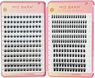 Miz Barn 312 PCS Extensiones de Pestañas en R...