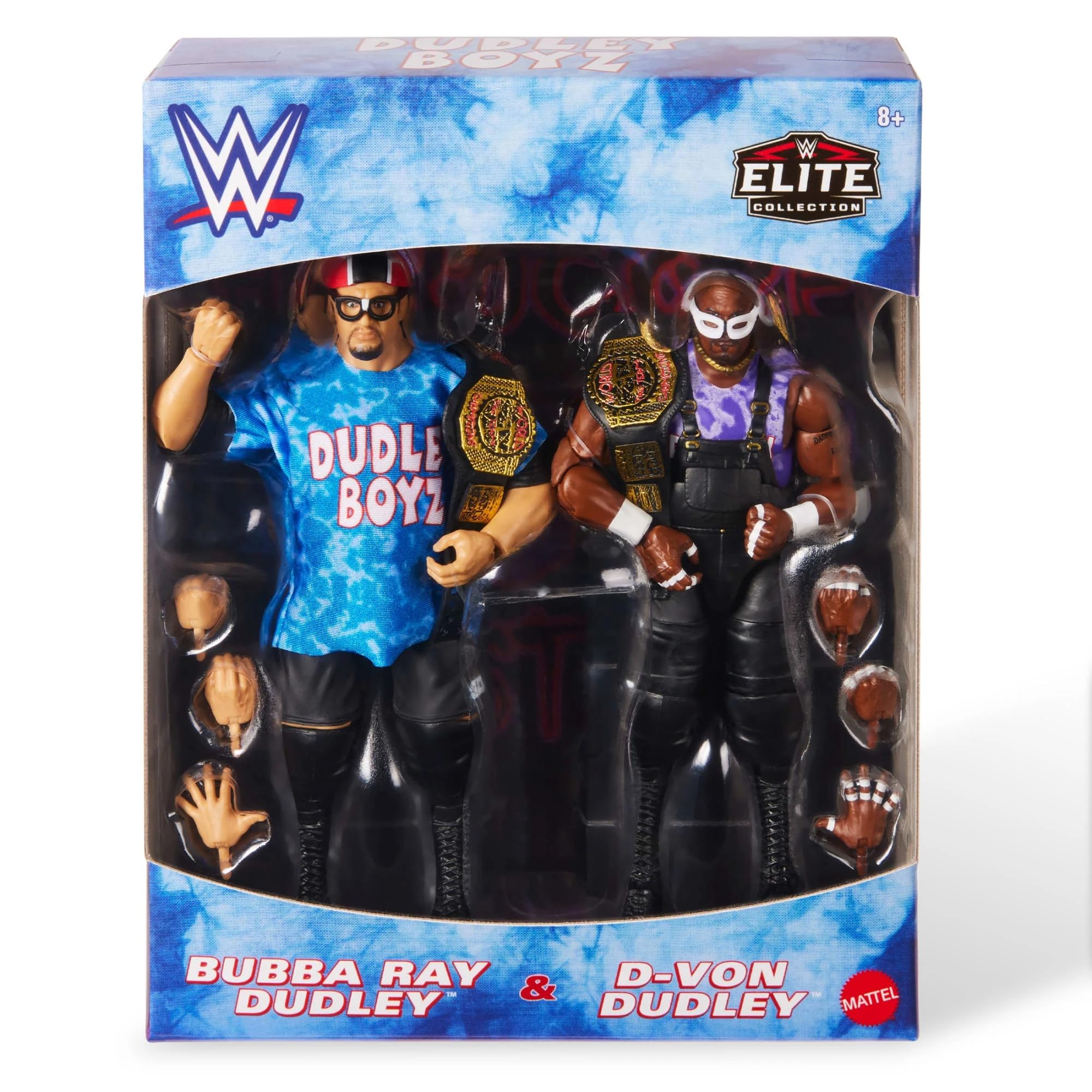 WWE フィギュア ダッドリーボーイズ&ザ・ロック WWF Amazon.com: WWE Elite Collection Dudley Boyz Bubba RAY