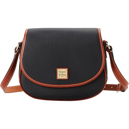 Dooney & Bourke Handbag, Pebble Grain Saddle Bag Crossbody