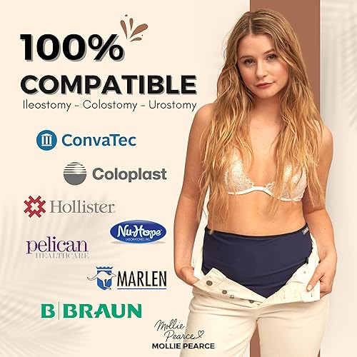 Miniatura 6 de SIIL Cinturón de ostomía para hombres y mujeres  Aprobado por la FSA y la FHA  Fundas de bolsa de ostomía premium  Deportes y natación  Cinturones