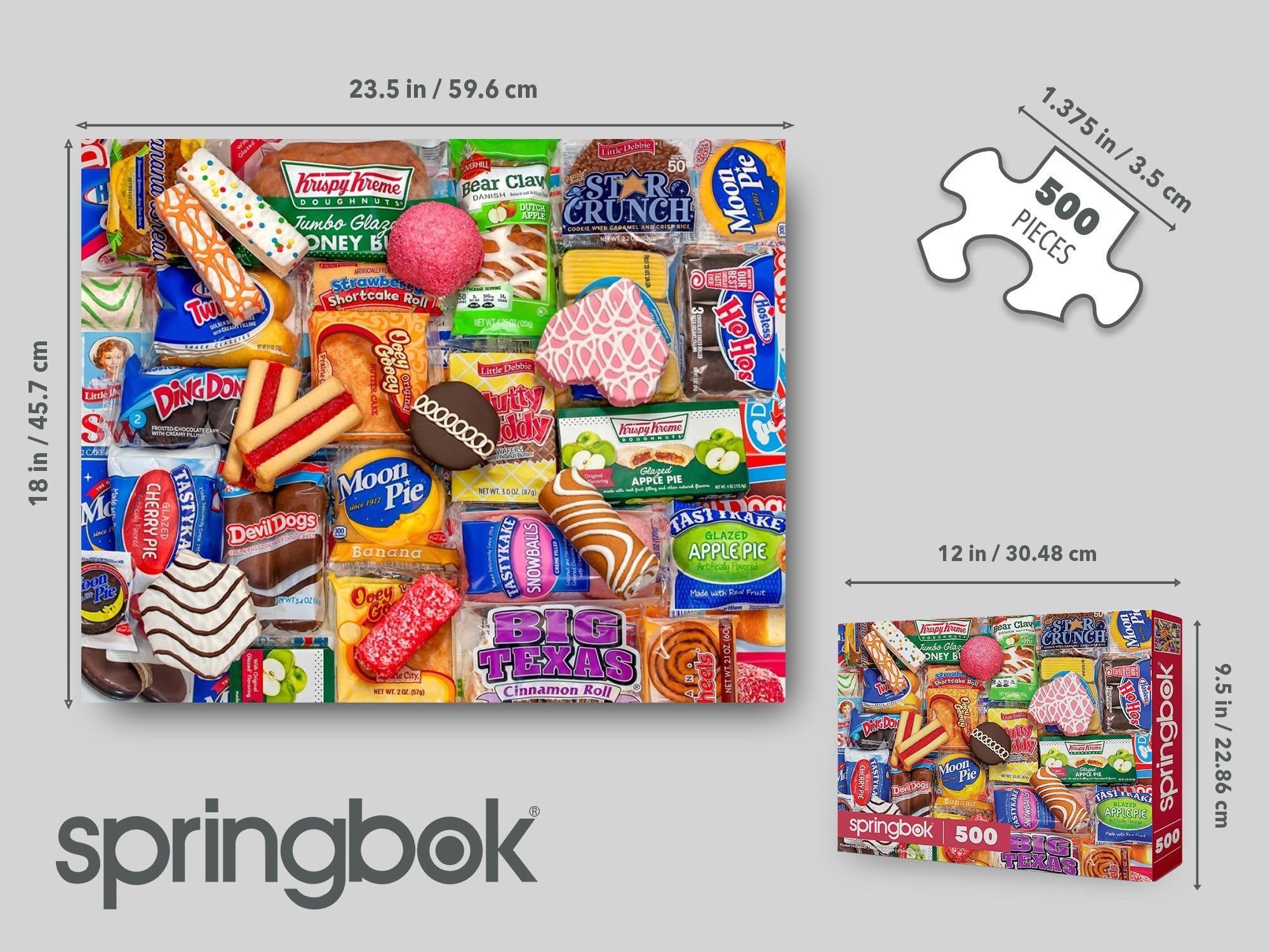 Amazon.com: Springbok - Snack Treats - 500 Piece Jigsaw Puzzle