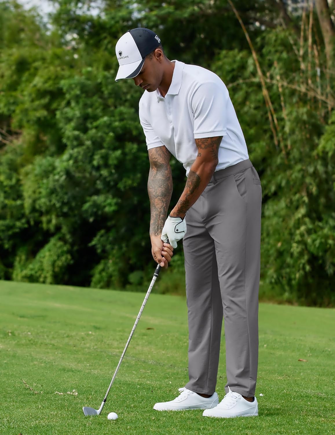 COOFANDY Calça social masculina de golfe elástica para trabalho, secagem rápida, leve, casual, justa, com bolsos em promoção! Veja a oferta e mais achadinhos de Calças 2 Hoje é o melhor dia para comprar COOFANDY Calça social masculina de golfe elástica para trabalho, secagem rápida, leve, casual, justa, com bolsos com aquele preço maroto! Promoção! Aproveite a oferta! 2