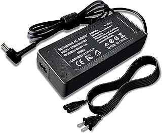 19.5V AC Adapter Power Cord for Sony LCD TV Bravia KDL-48R510C KDL-40R510C KDL-48W650D KDL40W600B KDL32W600D KDL-40W650D KDL-48W600B,KDL-40W KDL-40R KDL-42W KDL-48W KDL-48R KDL-55W KDL-32W KDL32R