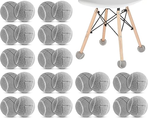 Macarrie 40 pelotas de tenis para patas de muebles y protección del suelo, pelotas de tenis precortadas para sillas, pelotas de tenis, sillas de disponible en Yaxa Peru