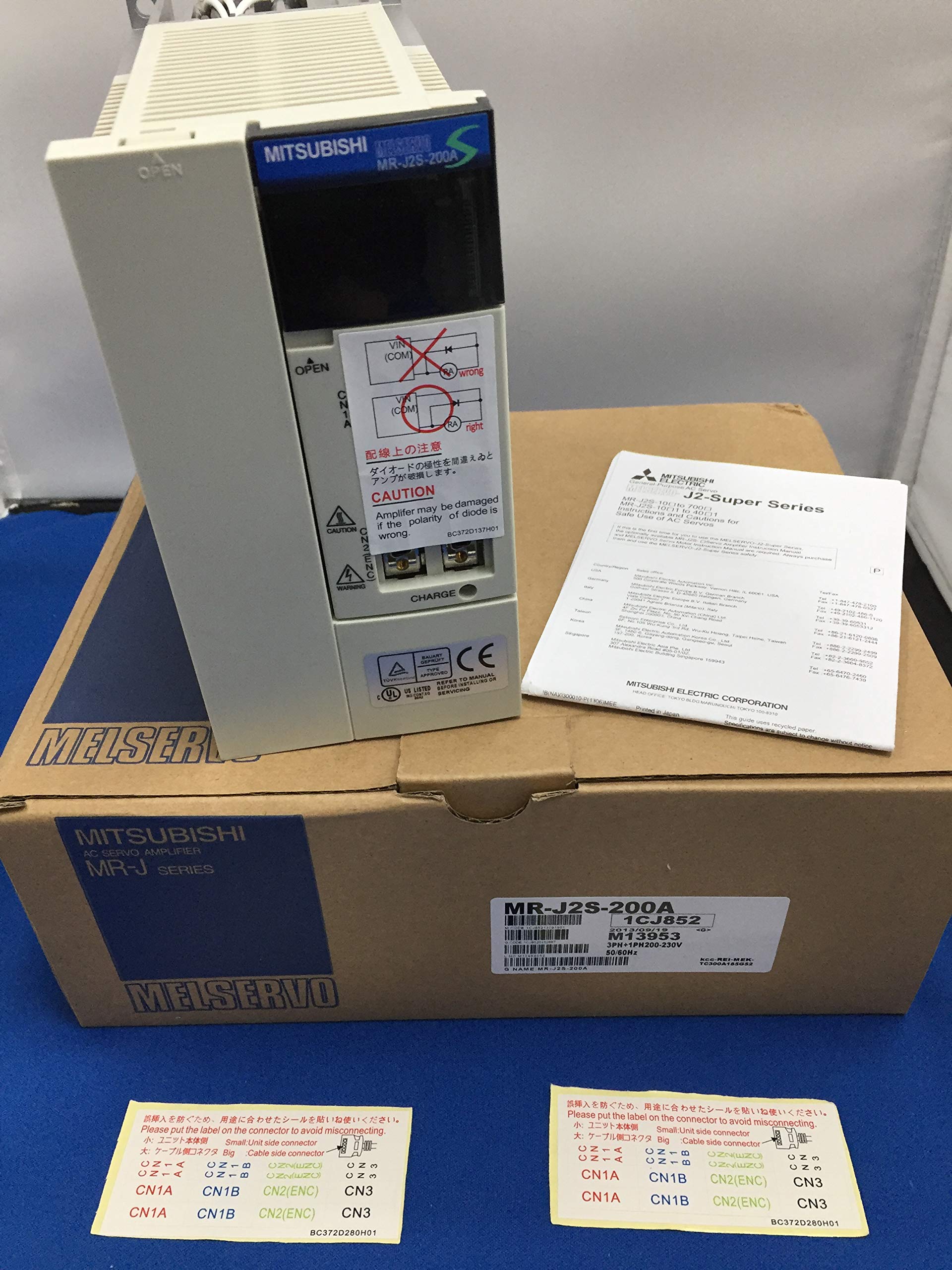 Amazon.co.jp: 三菱電機 MITSUBISHI MR-J2S-200A ACサーボアンプ 