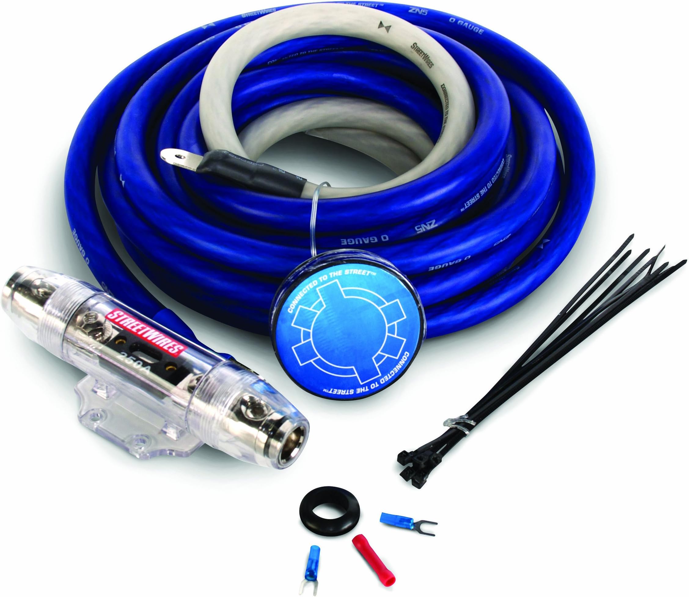 Streetwires ZN5K-00 1/0 AWG Single Amplifier Kit