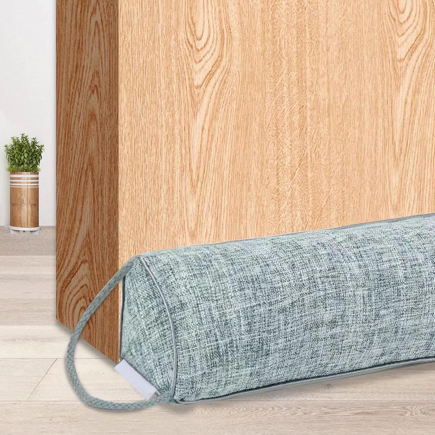 三角ドアドラフトストッパー - ドラフトシーリングブロッカー、ガレージ屋内屋外用の重み付きドアストッパー、ホームルーム用のしっかりし