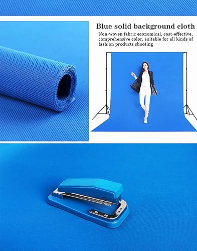 Vista 30 de Fondo de fotografía de 5 x 7 pies, tela no tejida, color sólido, pantalla blanca, telón de fondo para fotografía, accesorios de estudio