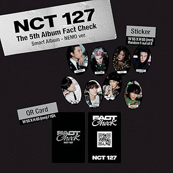 Amazon.com: NCT - 5TH ALBUM [Fact Check] (QR Ver.) Package +