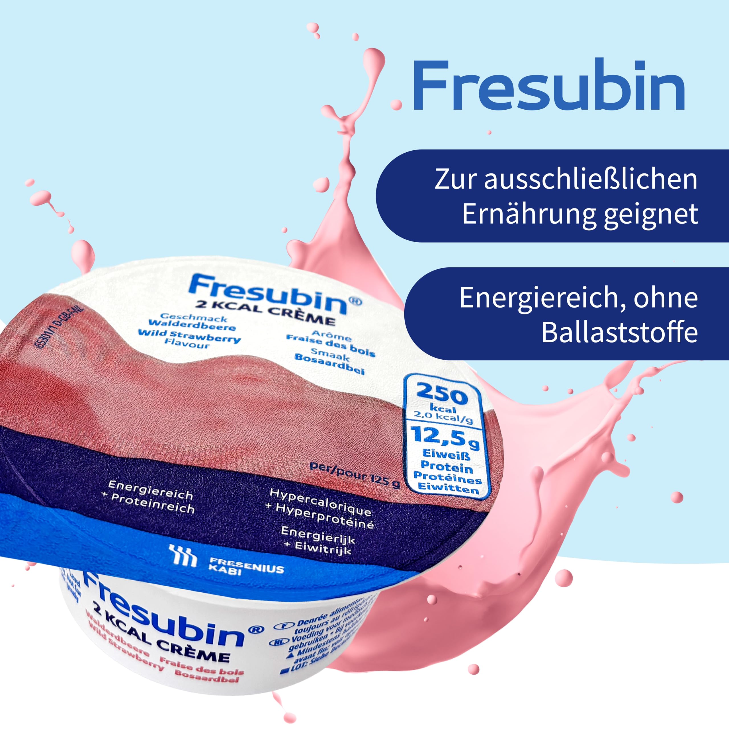 Fresubin 2 kcal Creme Walderdbeere im Becher,3000g