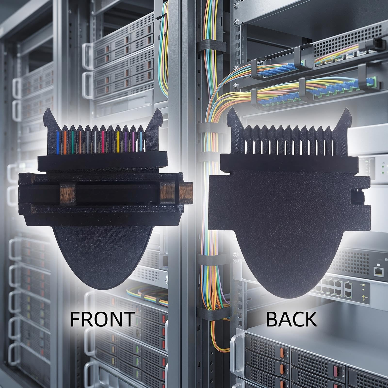 Clip for nastro a fibra singola, clip for combinatore a 12 fibre nude