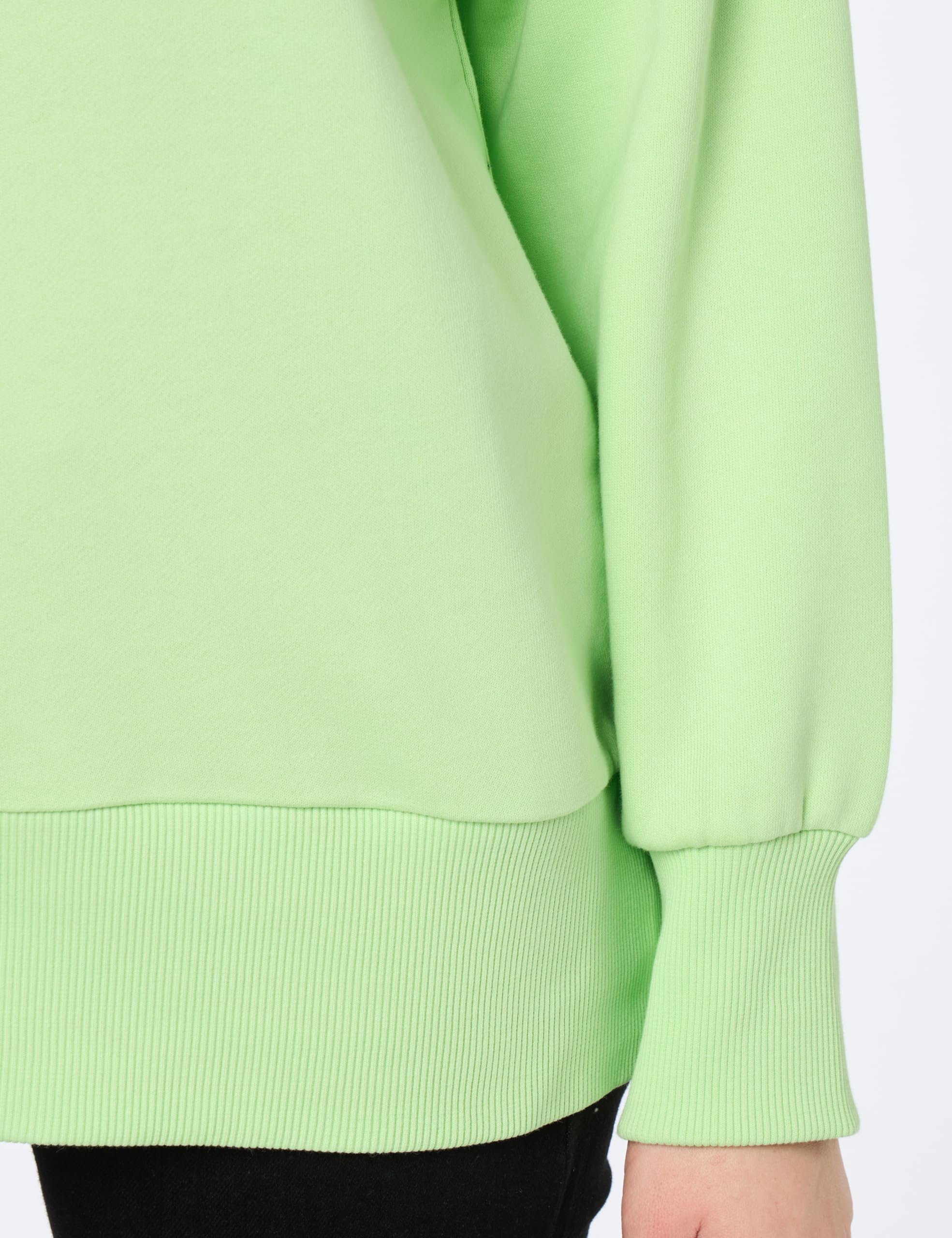 Armani Exchange Sudadera de Cuello Redondo con Logotipo Metálico Mujer