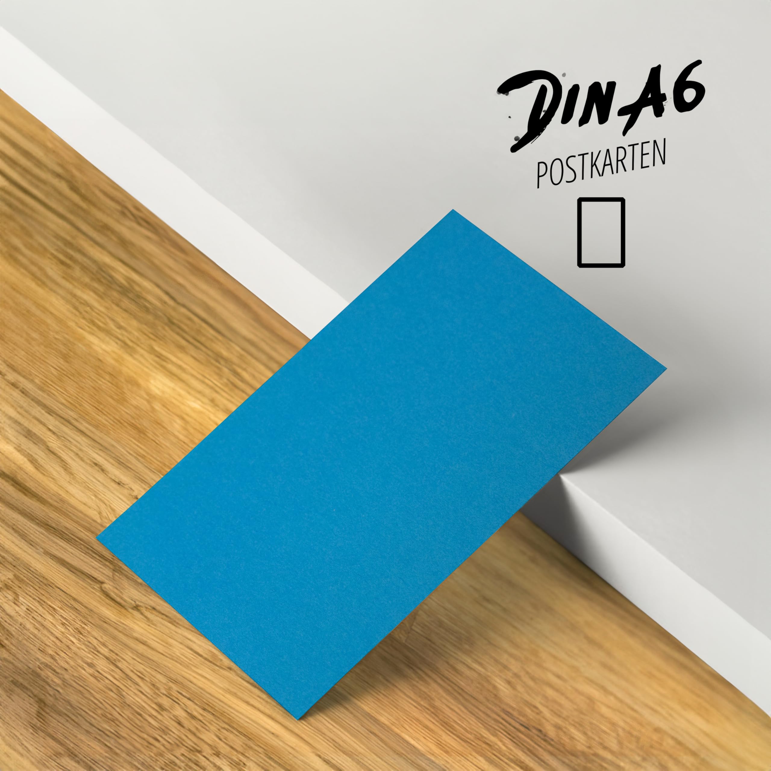 Japun 50 cartes postales vierges colorées DIN A6 230 g/m² papier
