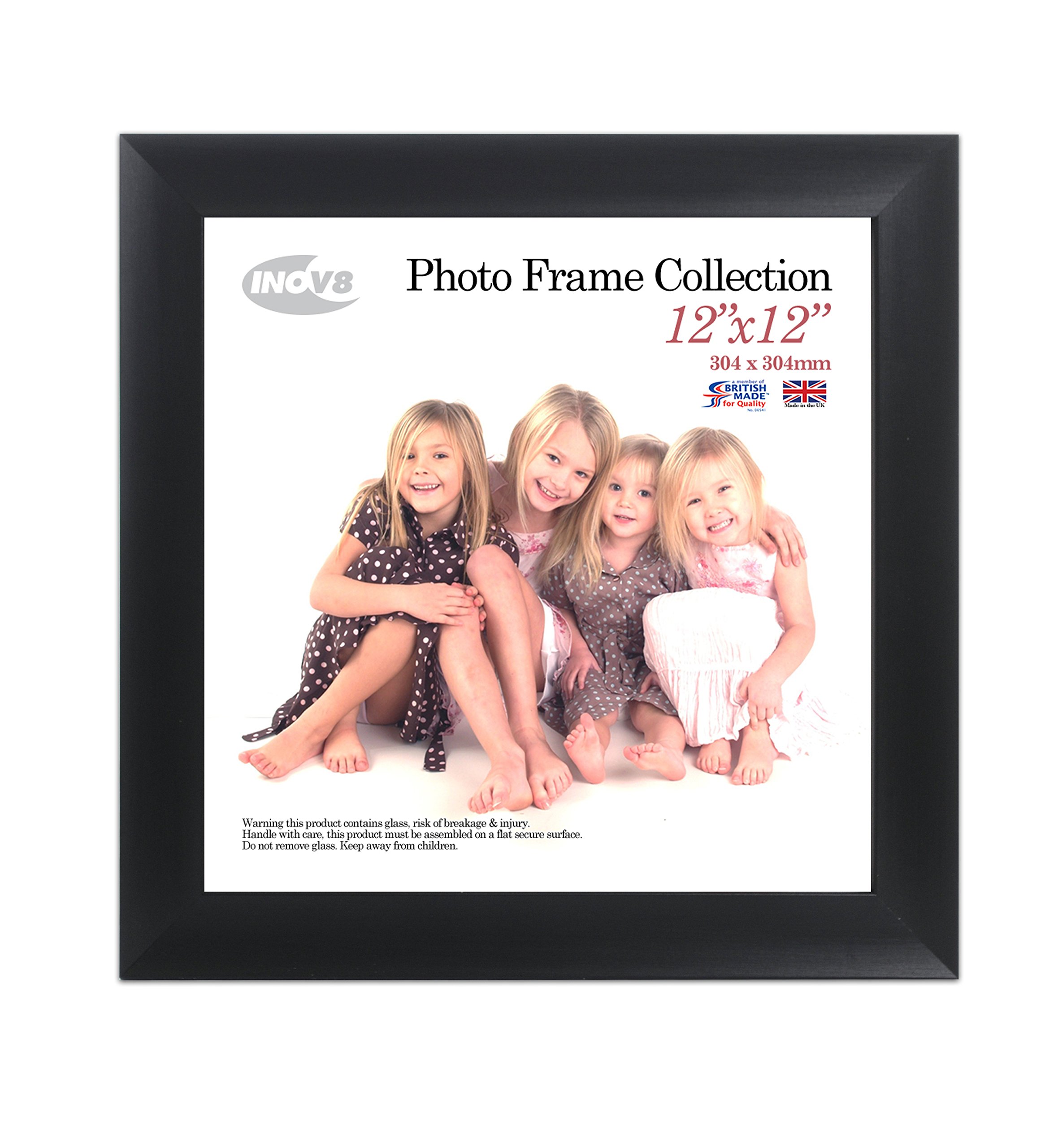Inov8 Black Framing Photo Frame Scoop 12X12 1Pk