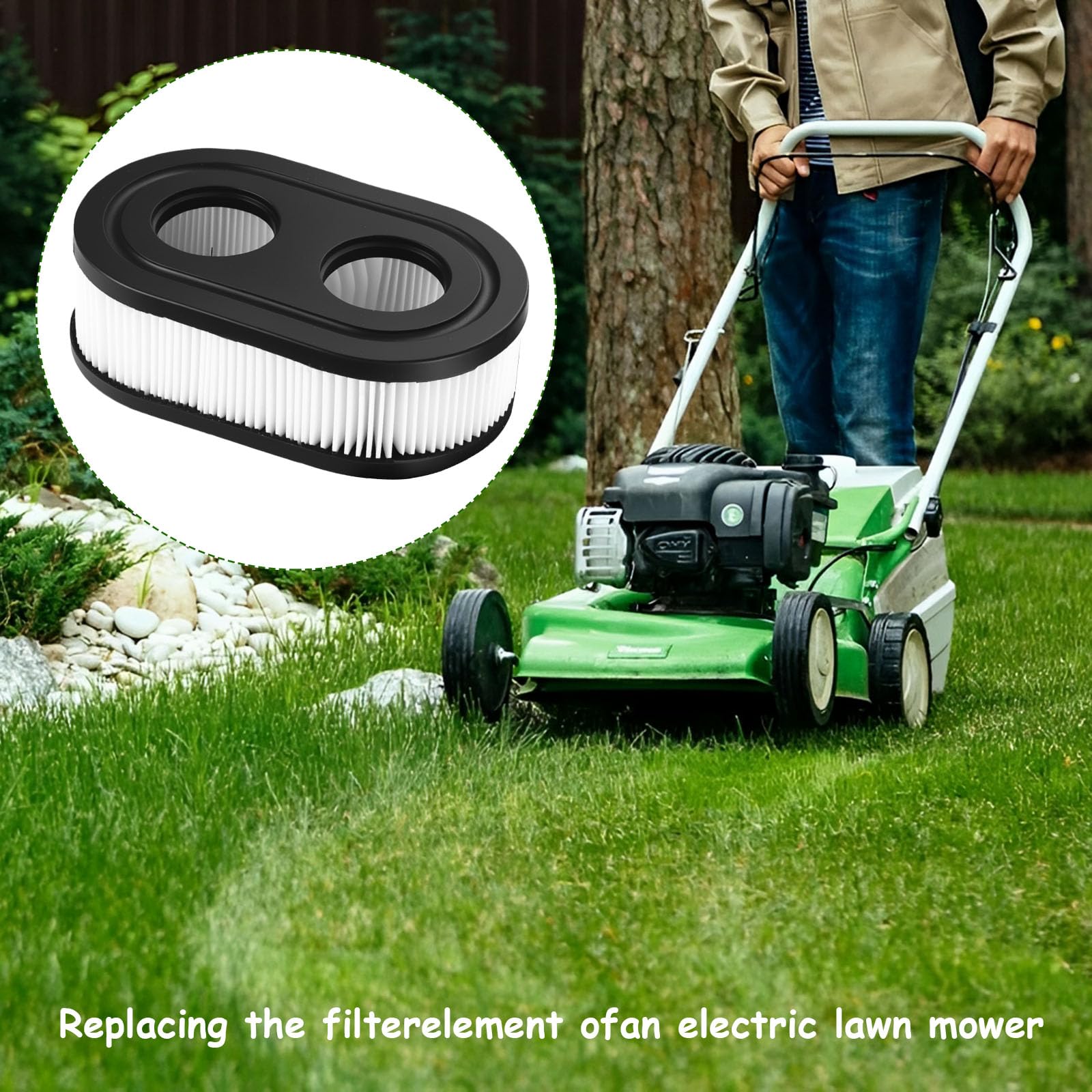Filtr powietrza do kosiarki do trawy Briggs & Stratton 798452 593260, filtr do silników