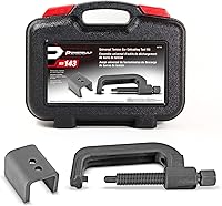 Vista 8 de Powerbuilt 648603 - Kit de herramientas para compresor de muelles helicoidales, 5 piezas, resortes helicoidales rectos o curvos, amortiguadores