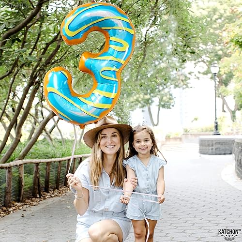 Miniatura 273 de KatchOn, Globo dorado gigante del número 8 de 40 pulgadas, globo dorado del número 8 para decoraciones de cumpleaños de 8 años para niñas