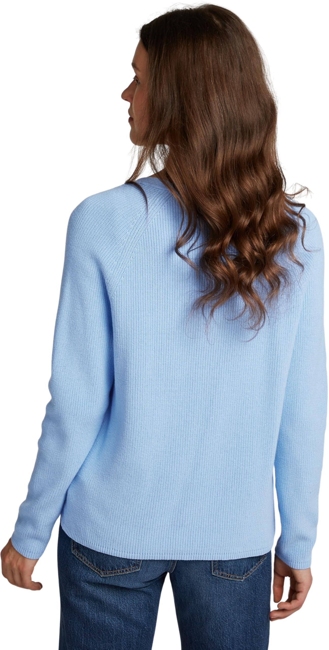 Tommy Hilfiger Damen Co Cardi Stitch V-nk Ls Ww0ww44452 Pullover (1er Pack)