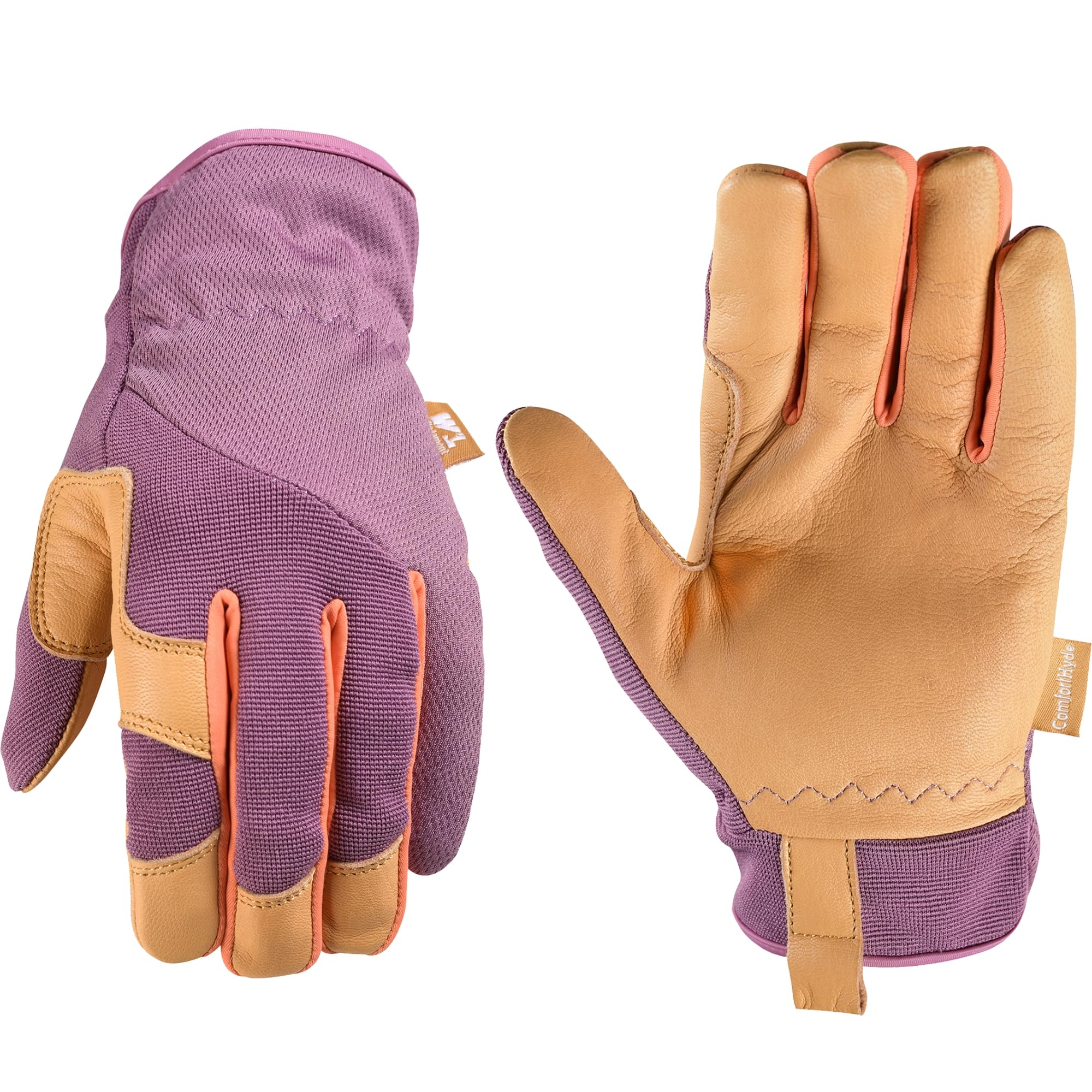 Wells Lamont Women's Leather Work Gloves, ComfortHyde Leather