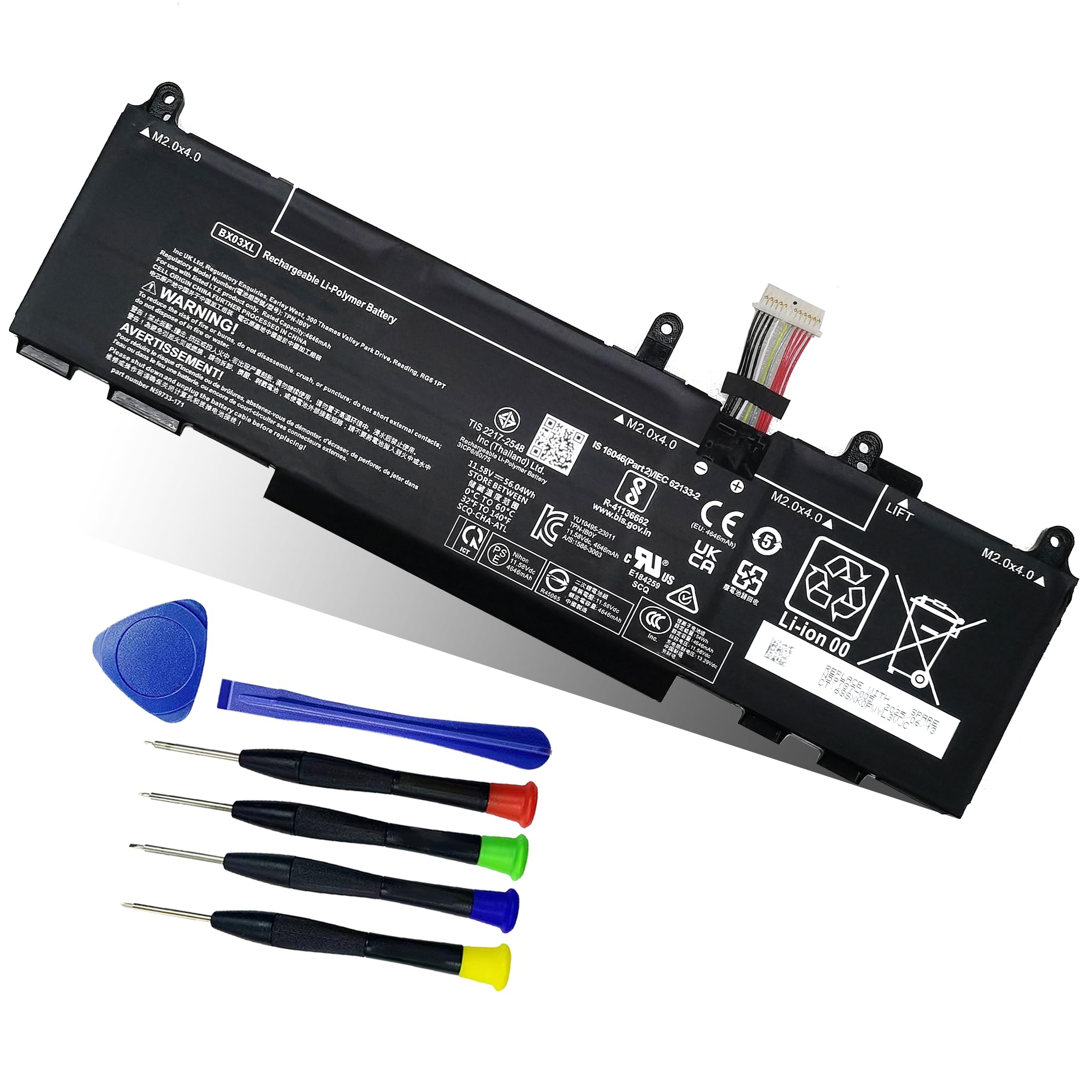 N59787-005 BX03XL Battery for HP ZBook Firefly 14 16 G11 Series