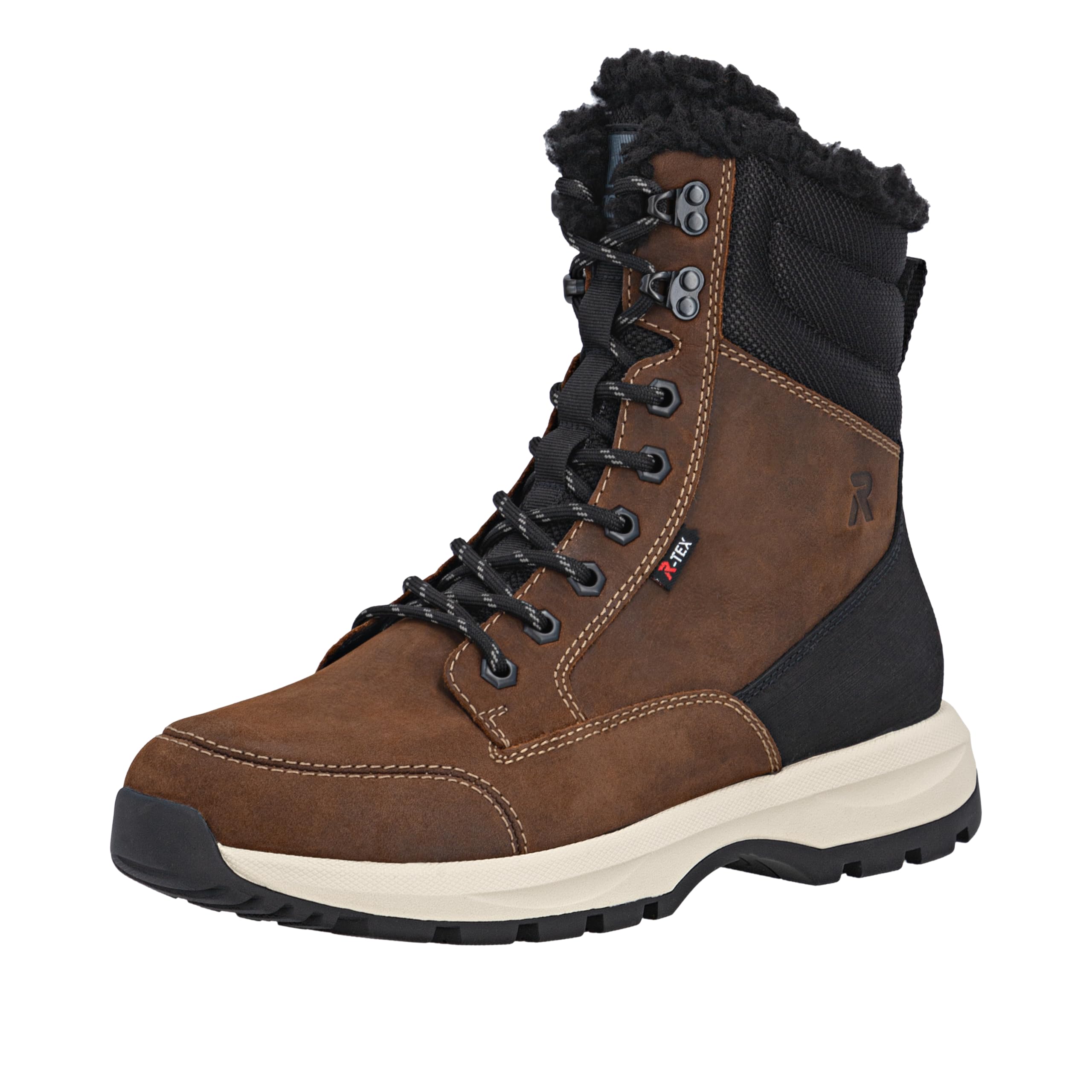 Rieker Men's U1672 Lace-Up Boots, Brown, 42 EU, brown, 8 UK