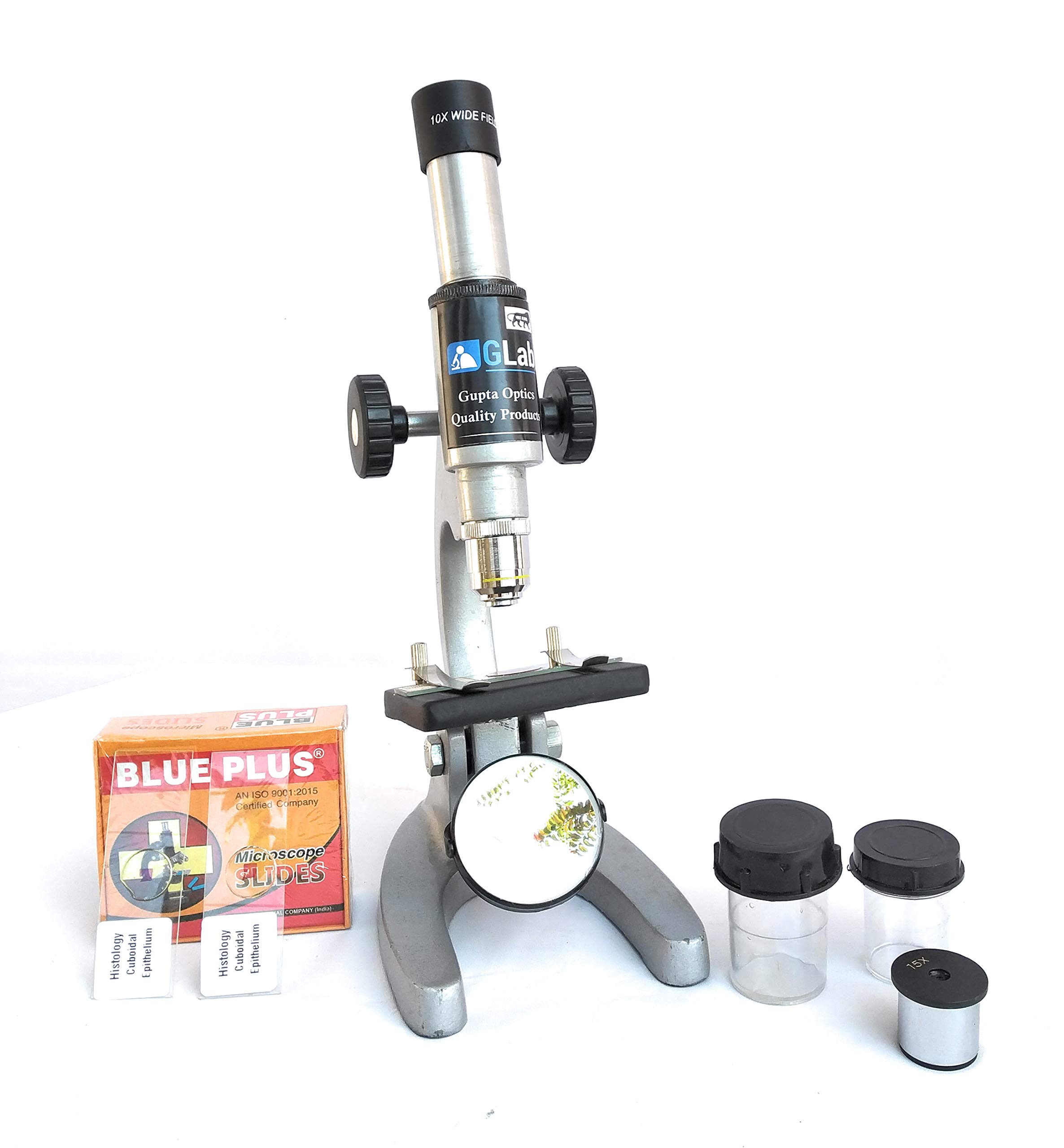 GLAB India Single Nose Compound Microscope, 5 X 3 X 5 Cm-picture-18