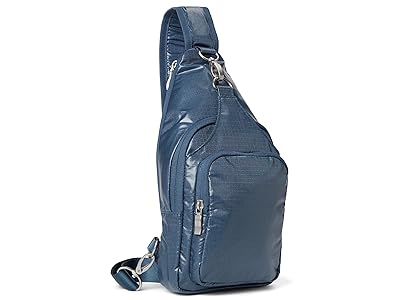 Baggallini Central Park Sling Backpack Bags Mist Gloss Ripstop, Nylon
