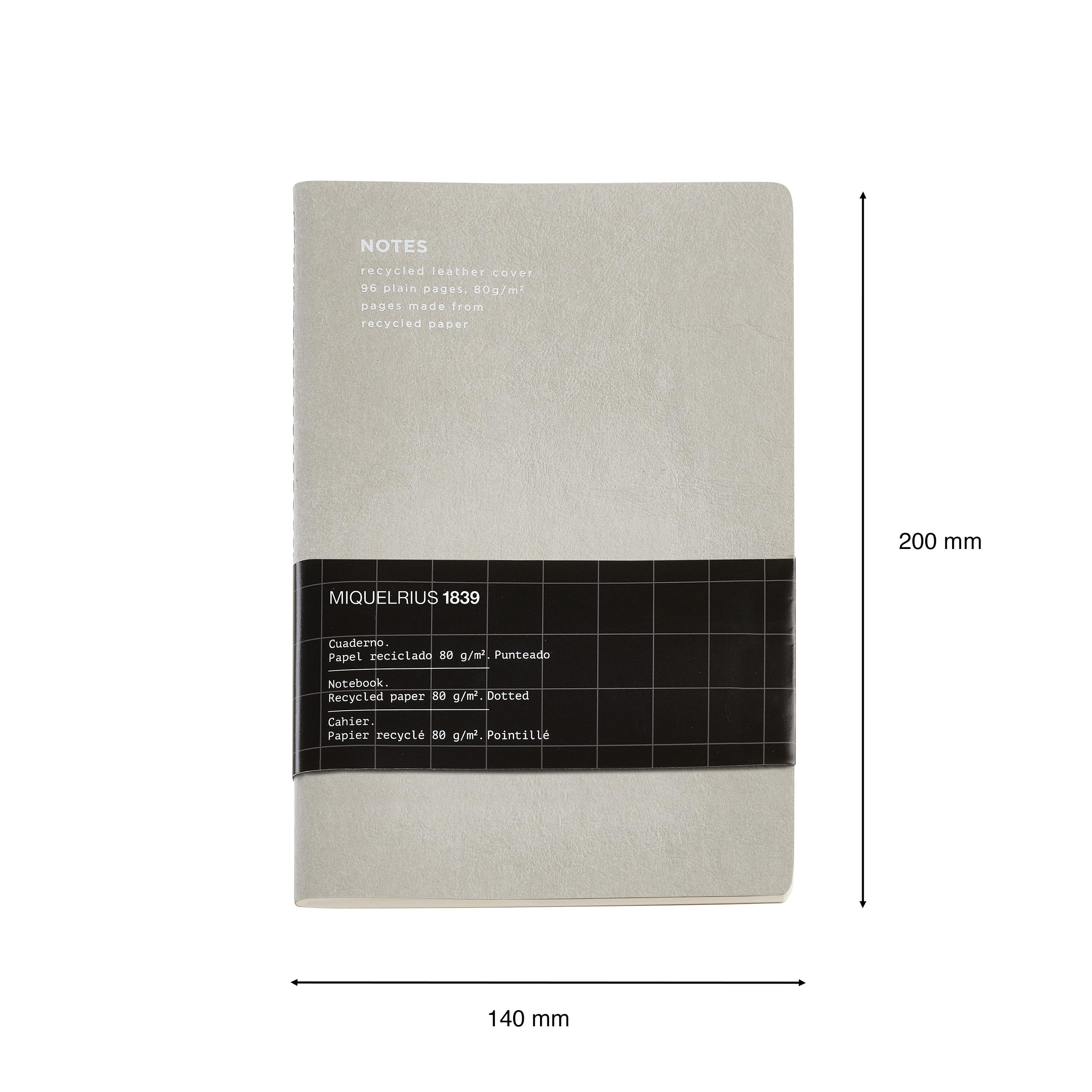 Miquelrius, Flexible A5 Notebook (200mm x 140mm), Polka Dot Inside, 48 White Sheets, 80gsm Recycled Paper - Image 3